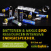 Batterien und Akkus – ressourcenintensive Energiespeicher.
